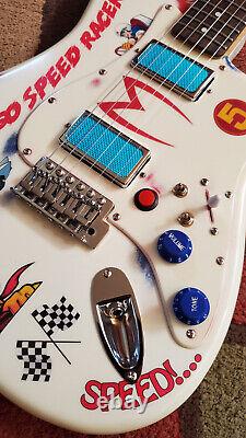 Fender Custom Speed Racer Squier Fat Stratocaster + FREE New Hard Shell Case