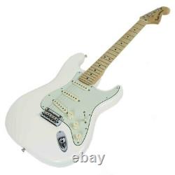 Fender Deluxe Roadhouse Stratocaster Maple Olympic White Demo