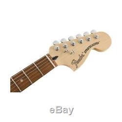 Fender Deluxe Stratocaster Electric Guitar, Pau Ferro Fingerboard, Black