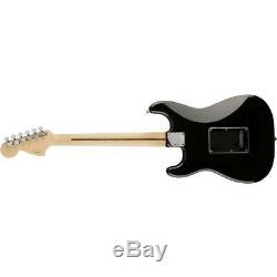 Fender Deluxe Stratocaster Electric Guitar, Pau Ferro Fingerboard, Black