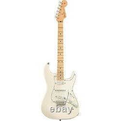 Fender EOB Stratocaster Electric Guitar Olympic White