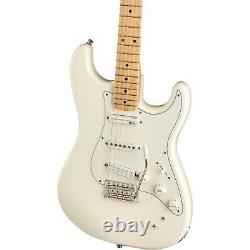 Fender EOB Stratocaster Electric Guitar Olympic White