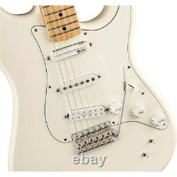 Fender EOB Stratocaster Electric Guitar Olympic White