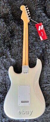 Fender H. E. R. Stratocaster Electric Guitar, Chrome Glow Finish with Bag BSTOCK