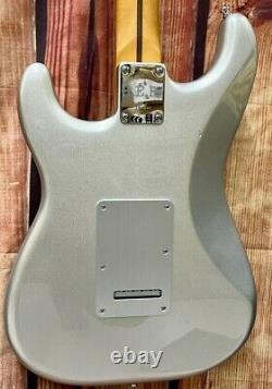 Fender H. E. R. Stratocaster Electric Guitar, Chrome Glow Finish, with Bag DEMO