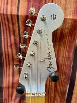 Fender H. E. R. Stratocaster Electric Guitar, Chrome Glow Finish, with Bag DEMO