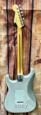 Fender H. E. R. Stratocaster Electric Guitar, Chrome Glow Finish, with Bag DEMO