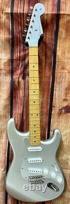 Fender H. E. R. Stratocaster Electric Guitar, Chrome Glow Finish, with Bag DEMO