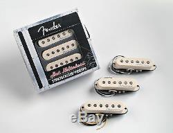 Fender Hot Noiseless Strat Pickup Set Replacement Stratocaster Jeff Beck New