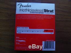 Fender Hot Noiseless Strat Pickup Set Replacement Stratocaster Jeff Beck New