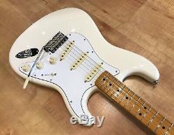 Fender Jimi Hendrix Stratocaster Electric Guitar Olympic White