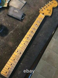 Fender Lic Relic STRAT neck Aged Nitro 66 67 maple Stratocaster Mr. G's Customs