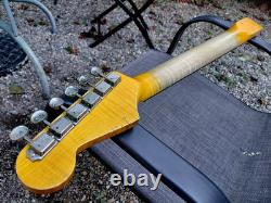 Fender Lic Relic Strat neck Aged Nitro 62 FAT Stratocaster Mr G's Custom- Flame
