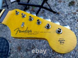 Fender Lic Relic Strat neck Aged Nitro 62 FAT Stratocaster Mr G's Custom- Flame