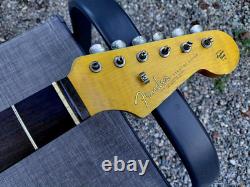 Fender Lic Relic Strat neck Aged Nitro 62 FAT Stratocaster Mr G's Custom- Flame