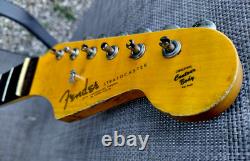 Fender Lic Relic Strat neck Aged Nitro 62 FAT Stratocaster Mr G's Custom- Flame