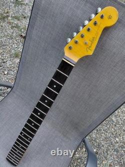 Fender Lic Relic Strat neck Aged Nitro 62 FAT Stratocaster Mr G's Custom- Flame