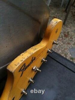 Fender Lic STRAT neck Nitro reverse headstock Stratocaster Relic Mr. G aged 67
