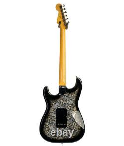 Fender Limited Edition Black Paisley Stratocaster, Rosewood Fingerboard, Black