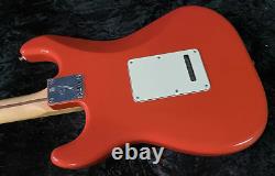 Fender Limited Edition Player Stratocaster HSS, Fiesta Red with Matching Headstock