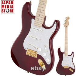 Fender MIJ Ritchie Kotzen Stratocaster Maple Transparent Red Burst Guitar NEW