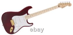 Fender MIJ Ritchie Kotzen Stratocaster Maple Transparent Red Burst Guitar NEW