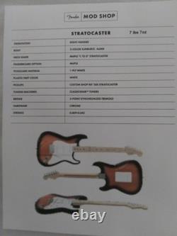 Fender MOD Shop Stratocaster New and Mint withCS Fat 50's PUPS