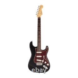 Fender Made in Japan Hybrid II Series Stratocaster Black Electric Guitar withCase
