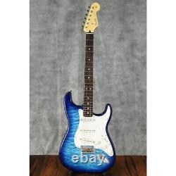 Fender Made in Japan Hybrid II Stratocaster Rosewood Transparent Blue Burst