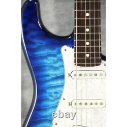 Fender Made in Japan Hybrid II Stratocaster Rosewood Transparent Blue Burst