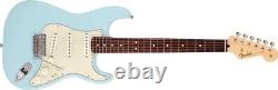 Fender Made in Japan Junior Collection Stratocaster Satin Daphne Blue Guitar New