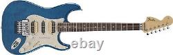Fender Michiya Haruhata Stratocaster Guitar Caribbean Blue Transp. Made in Japan