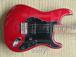 Fender Noventa Stratocaster Crimson Red Transparent Maple/Pau Ferro Neck, MP-90