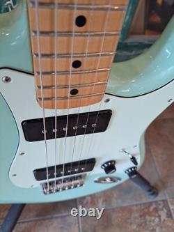 Fender Noventa Stratocaster Electric Guitar Surf Green with Deluxe Fender Gigbag