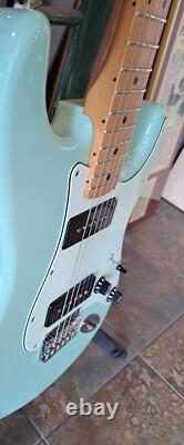 Fender Noventa Stratocaster Electric Guitar Surf Green with Deluxe Fender Gigbag