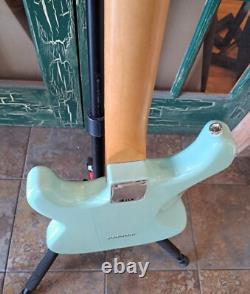 Fender Noventa Stratocaster Electric Guitar Surf Green with Deluxe Fender Gigbag