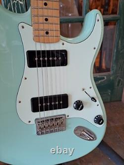 Fender Noventa Stratocaster Electric Guitar Surf Green with Deluxe Fender Gigbag