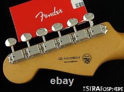 Fender Noventa Stratocaster Strat NECK TUNERS 9.5 Radius C Guitar Maple