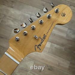 Fender Noventa Stratocaster Strat NECK TUNERS 9.5 Radius Guitar Maple Loaded