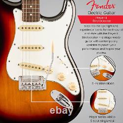 Fender Player II Stratocaster 6 String Electric Guitar 3 Color Sunburst