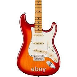 Fender Player II Stratocaster Chambered Ash Body Maple FB Guitar Aged Chrry Brst
