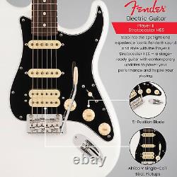 Fender Player II Stratocaster HSS 6 String Polar White Electric Guitar