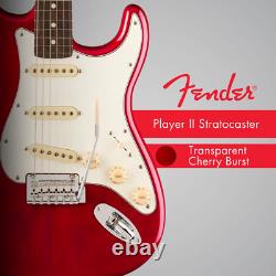 Fender Player II Stratocaster Rosewood Fingerboard Cherry Burst Electric Guitar
