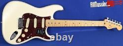 Fender Player Plus Olympic Pearl Stratocaster Strat Electric Guitar with Gig Bag