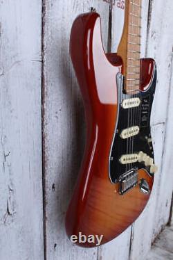 Fender Player Plus Stratocaster Electric Guitar Sienna Sunburst with Gig Bag