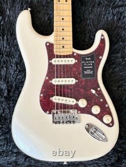 Fender Player Plus Stratocaster, Maple Fingerboard, Olympic Pearl #0147312323