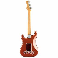 Fender Player Plus Stratocaster, Pau Ferro, Aged Candy Apple Red EG Open Box