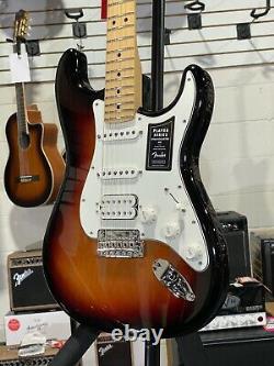 Fender Player Series Stratocaster HSS 3-Tone Sunburst Maple Neck w Free Shipping