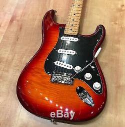 Fender Player Series Stratocaster Plus Top Aged Cherry Burst Flame Maple