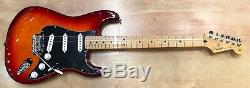 Fender Player Series Stratocaster Plus Top Aged Cherry Burst Flame Maple